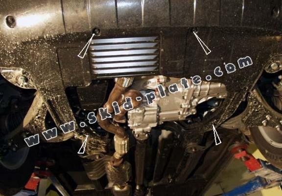 Acél motor, kapcsolószekrény, hütő védőlemez Kia Sportage