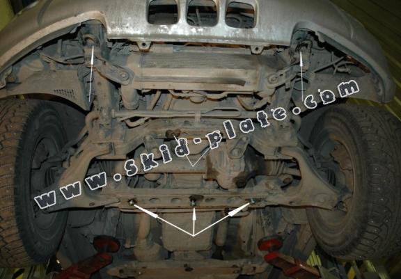 Acél motor, hütő védőlemez Kia Sorento
