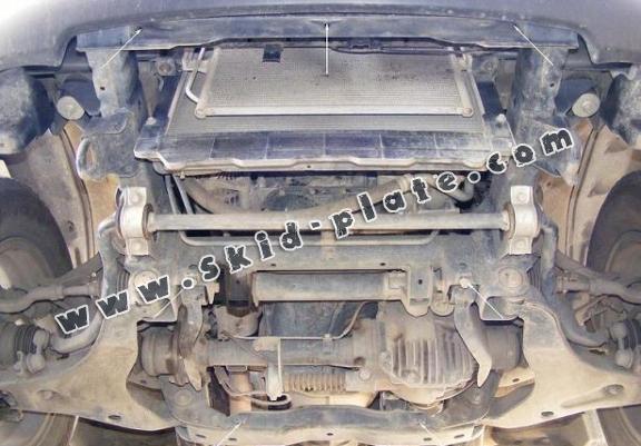 Acél motor, hütő védőlemez Mitsubishi Pajero Sport 2