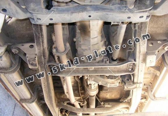 Acél motor, hütő védőlemez Mitsubishi Pajero Sport 2
