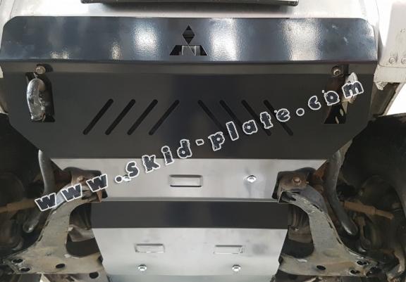 Acél motor, hütő védőlemez Mitsubishi Pajero 3 (V60, V70)