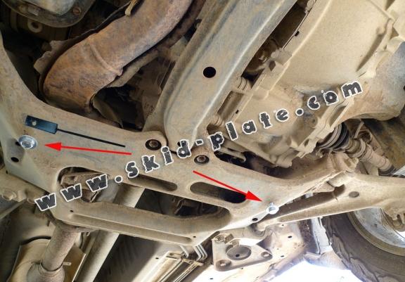 Acél motor, kapcsolószekrény, hütő védőlemez Nissan X-Trail T30