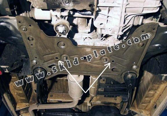 Acél motor, kapcsolószekrény, hütő védőlemez Nissan Primastar