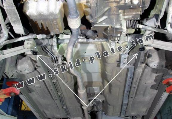 Acél motor, kapcsolószekrény védőlemez Suzuki Wagon R+