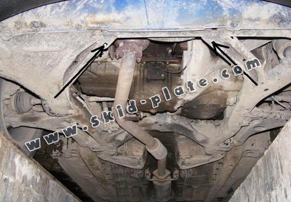 Acél motor, kapcsolószekrény, hütő védőlemez Opel Vectra B