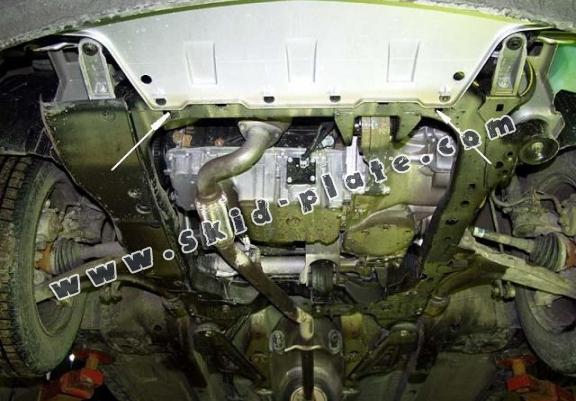Acél motor, kapcsolószekrény védőlemez Saab 9-3
