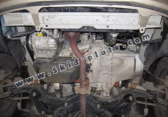 Acél motor, kapcsolószekrény, hütő védőlemez Peugeot 206