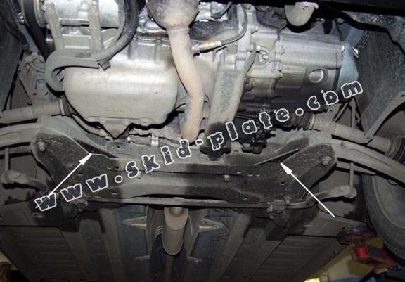 Acél motor, sebbeségváltó, hütő, első lökhárító védőlemez Peugeot 307