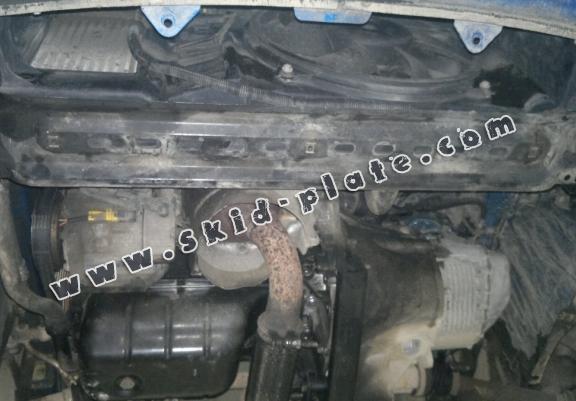 Acél motor, sebbeségváltó, hütő, első lökhárító védőlemez Peugeot 307