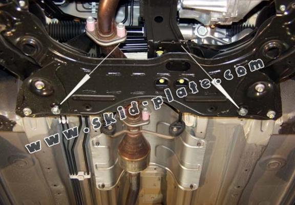 Acél motor, kapcsolószekrény védőlemez Suzuki SX 4