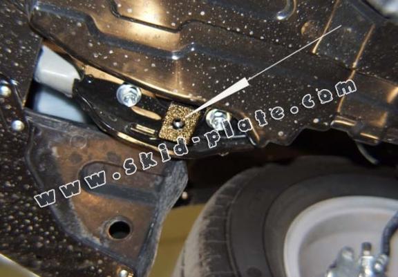 Acél motor, kapcsolószekrény védőlemez Suzuki SX 4
