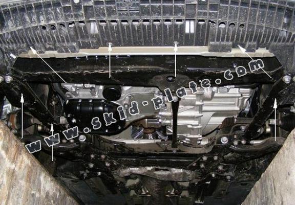 Acél motor, kapcsolószekrény, hütő védőlemez Lexus CT200H