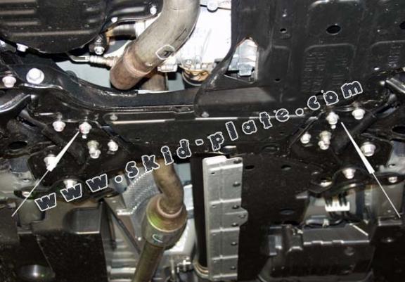 Acél motor, sebbeségváltó, hütő, első lökhárító védőlemez Toyota RAV 4