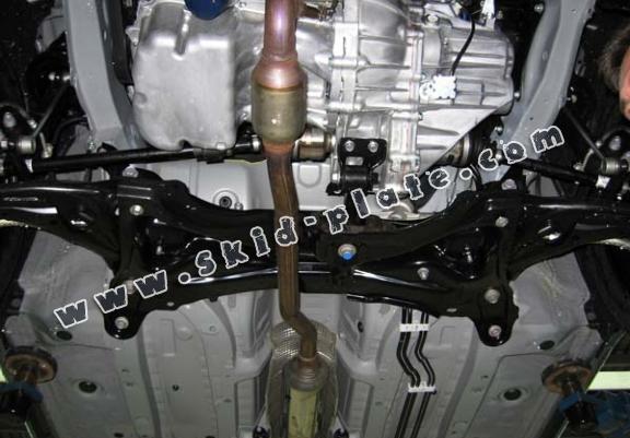 Acél motor, kapcsolószekrény védőlemez Toyota Yaris
