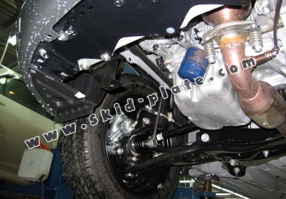 Acél motor, kapcsolószekrény védőlemez Toyota Yaris
