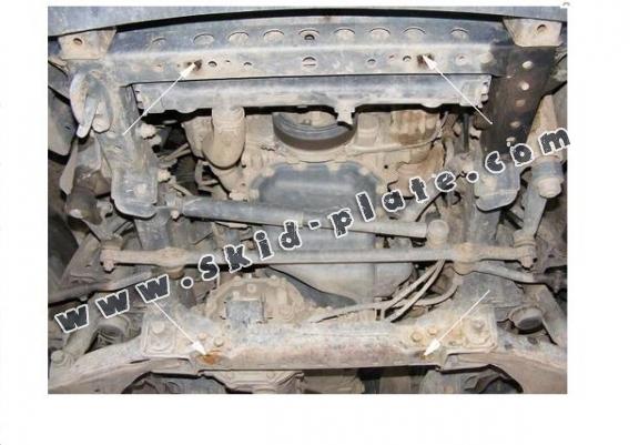 Motor, karter- védő acéllemez Toyota Hilux