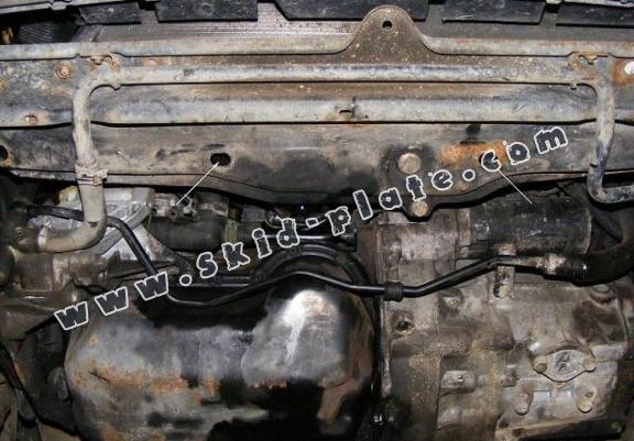 Acél motor, kapcsolószekrény védőlemez Volkswagen Passat - B3, B4 