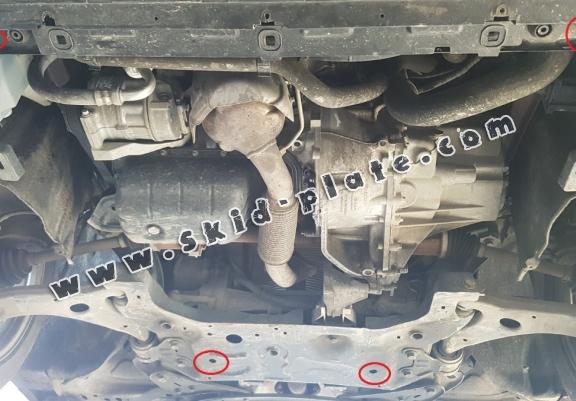 Acél motor, kapcsolószekrény, hütő védőlemez Volvo V40