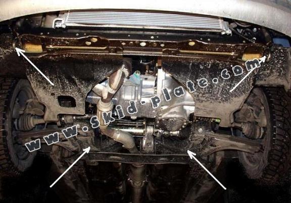Acél motor, sebbeségváltó, hütő, első lökhárító védőlemez Daewoo Nubira