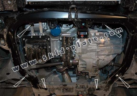 Acél motor, kapcsolószekrény, hütő védőlemez Hyundai i30