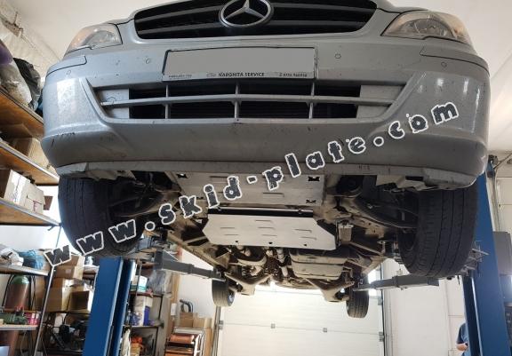 Motor, karter- védő acéllemez Mercedes Viano W639 - 2.2 D 4x2