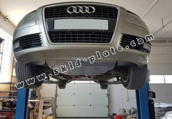 Acél motor, sebbeségváltó, hütő, első lökhárító védőlemez Audi A8