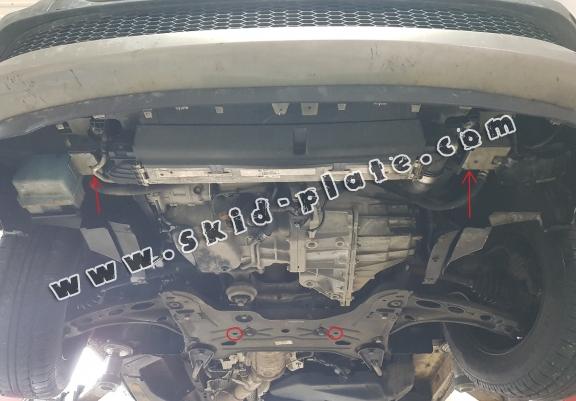 Acél motor, sebbeségváltó, hütő, első lökhárító védőlemez Nissan NV300