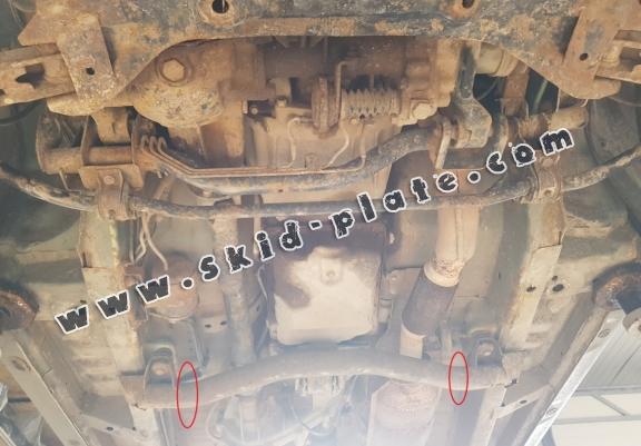 Acél kapcsolószekrény védőlemez Mitsubishi Pajero Pinin