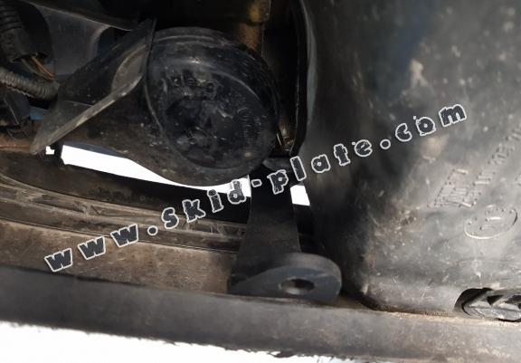 Acél motor, sebbeségváltó, hütő, első lökhárító védőlemez VW Golf  mk4