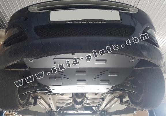 Acél motor, kapcsolószekrény védőlemez Smart ForFour