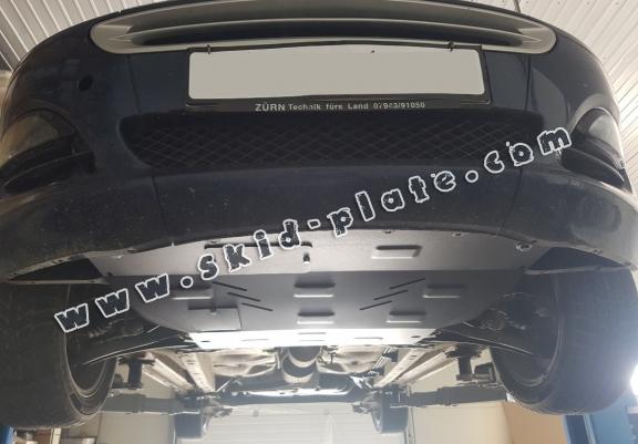 Acél motor, kapcsolószekrény védőlemez Smart ForFour