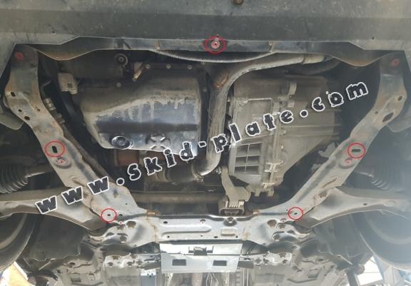 Acél motor, kapcsolószekrény védőlemez Volvo XC70