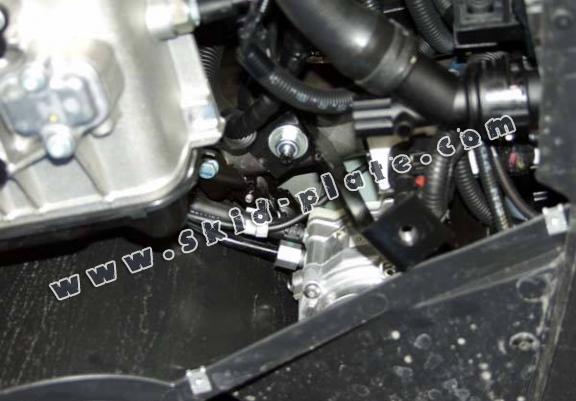 Acél motor, sebességváltó, hűtő, első lökhárító védőlemez Audi A2