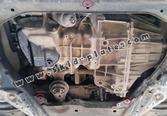 Acél motor, kapcsolószekrény, hütő védőlemez Mercedes V-Classe W447 4x2, 1.6 D