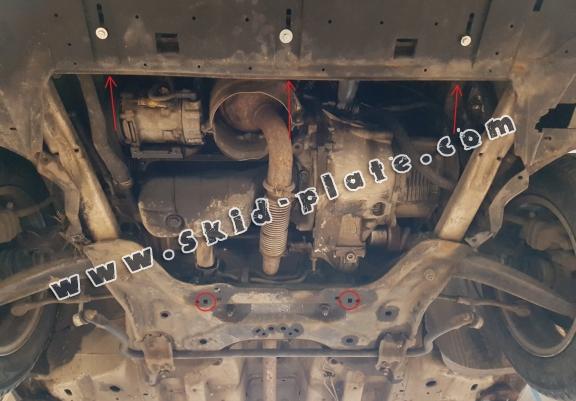 Acél motor, kapcsolószekrény, hütő védőlemez Citroen DS4