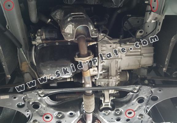 Acél motor, kapcsolószekrény, hütő védőlemez Fiat Tipo