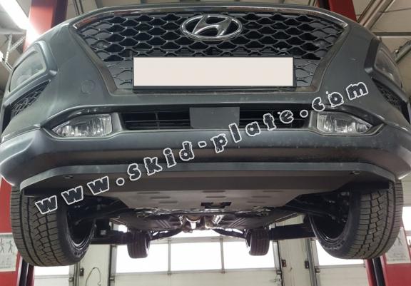 Acél motor, sebbeségváltó, hütő, első lökhárító védőlemez Hyundai Kona