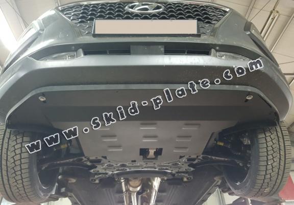 Acél motor, sebbeségváltó, hütő, első lökhárító védőlemez Hyundai Kona