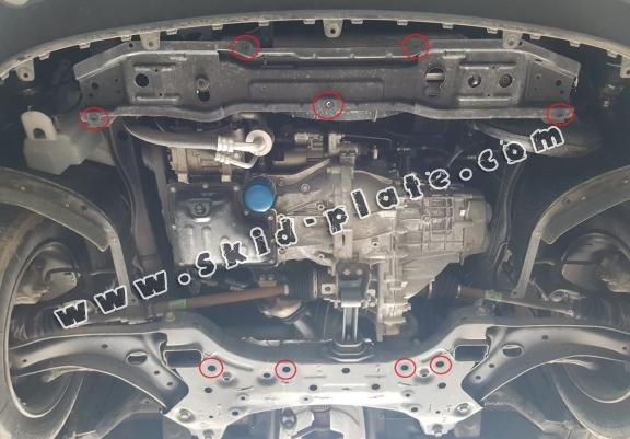 Acél motor, sebbeségváltó, hütő, első lökhárító védőlemez Kia Stonic
