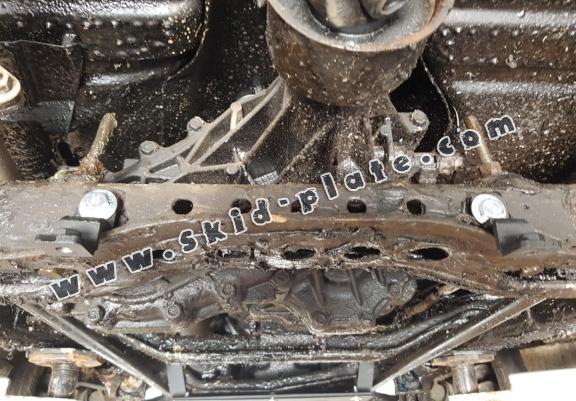 Acél kapcsolószekrény, osztómű védőlemez Nissan Terrano II 
