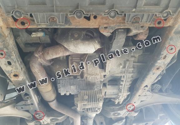 Acél motor, kapcsolószekrény, hütő védőlemez Opel Astra J