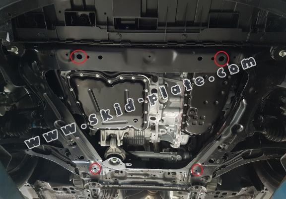 Acél motor, sebbeségváltó, hütő, első lökhárító védőlemez Renault Koleos