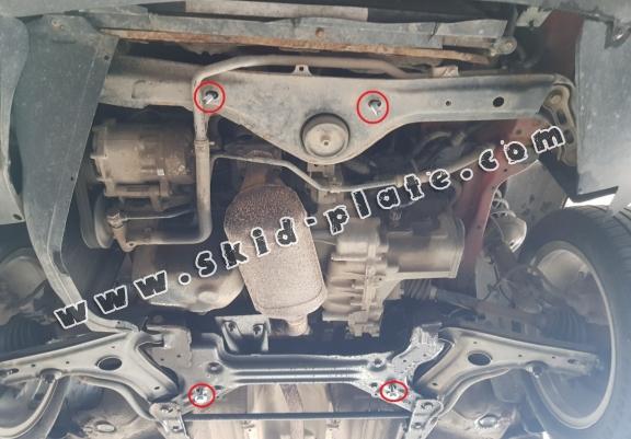 Acél motor, kapcsolószekrény, hütő védőlemez Volkswagen Vento