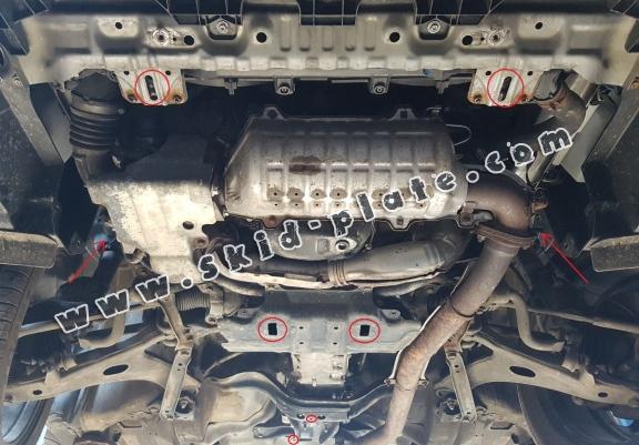 Acél manuális kapcsolószekrény védőlemez Subaru Forester 4