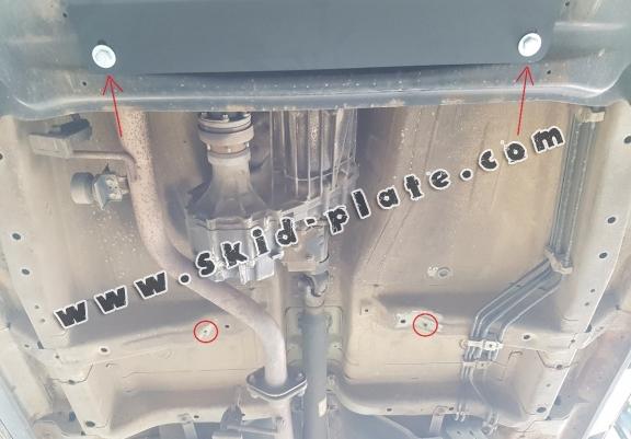 Acél kapcsolószekrény, osztómű védőlemez Suzuki Grand Vitara 2
