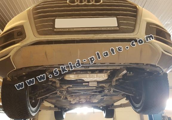 Acél motor, hütő védőlemez Audi Q7 