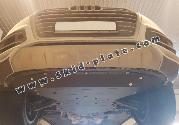 Acél motor, hütő védőlemez Audi Q7 