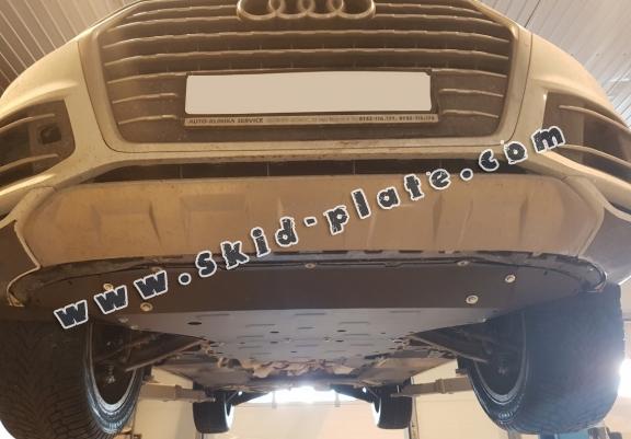Acél kapcsolószekrény védőlemez Porsche Cayenne