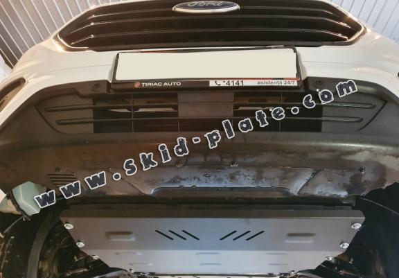 Acél motor, sebbeségváltó, hütő, első lökhárító védőlemez Ford Transit Custom