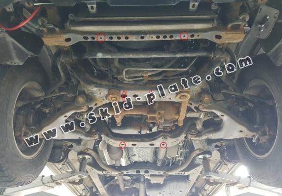 Acél motor, hütő védőlemez Toyota 4Runner